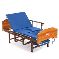 Кровать механическая MET TARYS, артикул 19563, без колес, кардиокресло, туалет