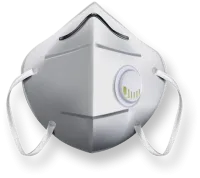 Маска защитная с клапаном (респиратор) FFP2 N95, 10 штук в упаковке