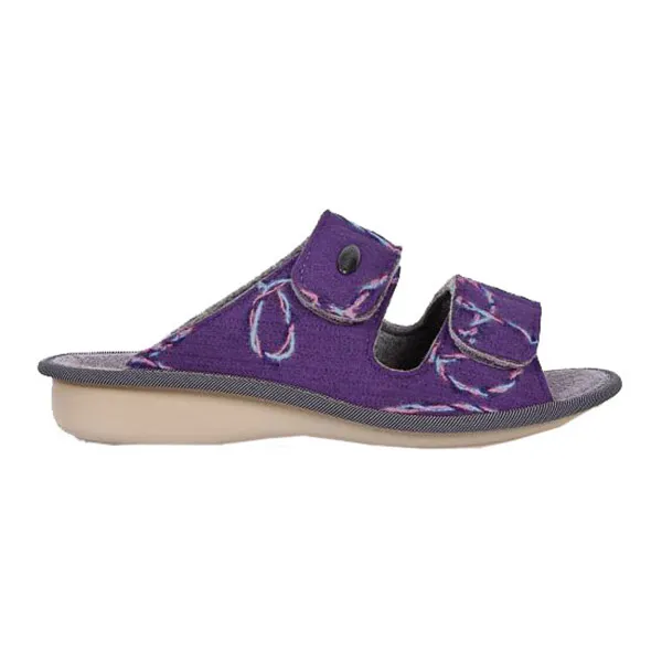 Тапочки ортопедические Luomma LM-809.034, цвет вязь сирень 