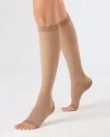Гольфы компрессионные OFA BAMBERG Classic унисекс с открытым носком 2 класс компрессии цвет бежевый 
