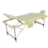 Стол массажный MED-MOS JFAL01A 3-секционный складной алюминиевый с регулировкой высоты 