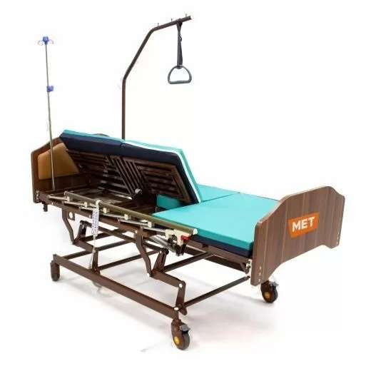 Кровать-кресло с "ушками" для сна в положении сидя электрическая МЕТ REALTA, артикул 17135 с регулировкой высоты, с переворотом и туалетом