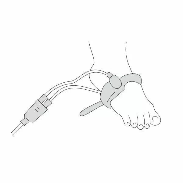 Пульсоксиметр портативный МЕДПЛАНТ Окситест-1 с сетевым адаптером, взрослым датчиком и детским датчиком-манжетой, артикул 918