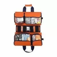 Набор первой помощи НПП МЕДПЛАНТ расширенный исполнение 1 в сумке-трансформере универсальной раскладной СУРт-01, цвет оранжевый, артикул 1516