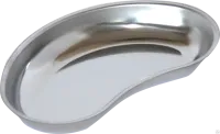 Лоток металлический почкообразный ЛМП -"Медикон" 200х120х30мм (AISI 304 (08Х18Н9)) - 0,3л