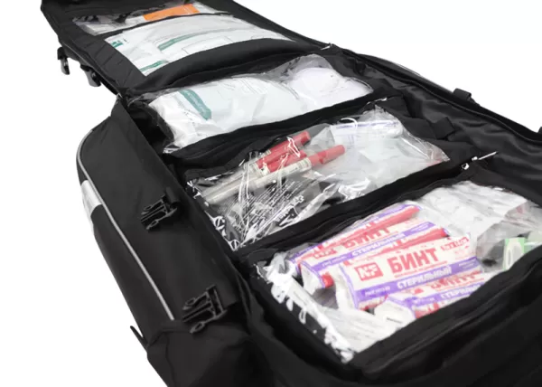 Аптечка для оказания первой помощи спасателями по приказу 246н МЕДПЛАНТ в двух рюкзаках универсальных РМУ-02, артикул 1674