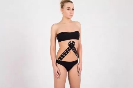 Кинезио тейп BBalance BBTape Lymph Tape перфорированный для тела (5см*5м) бежевый