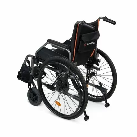 Кресло-коляска для инвалидов Армед 4000-1 с регулировкой высоты сиденья и подлокотников, быстросъемными колесами и антиопрокидывателями