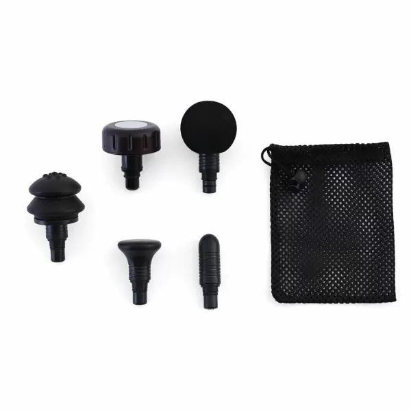 Массажер перкуссионный (массажный пистолет) GESS-877 Revolver для тела беспроводной