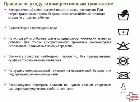 Чулки компрессионные B.Well CARE JW-214 унисекс 1 класс компрессии с закрытым носком антиэмболические для операции белые 