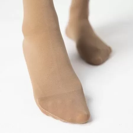 Гольфы компрессионные Тривес ТК.211 унисекс 1 класс компрессии с закрытым носком цвет бежевый  