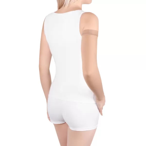 Рукав компрессионный IDEALISTA ID-401W 2 класс компрессии на широкое плечо цвет карамель 