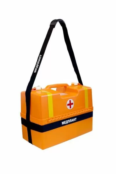 Укладка МЕДПЛАНТ УМСП-02 общепрофильная реанимационная по приказу № 1165н от 28.10.2020 г. в укладке УМСП-01-Пм/2, артикул 1545