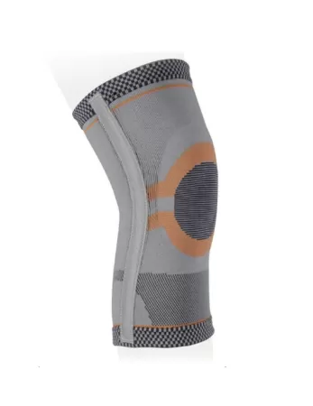 Бандаж на коленный сустав Экотен Ttoman KS-E03 с силиконовым кольцом и пружинными ребрами жесткости 