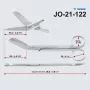 Ножницы для разрезания повязок с пуговкой 180мм Surgicon JO-21-122 (Н-14s)