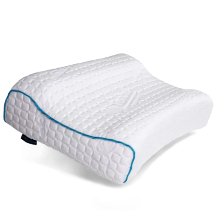 Подушка ортопедическая Тривес Evolution ТОП-906 Solace, с эффектом памяти и выемкой под плечо, валики 14 и 12 см