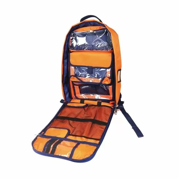 Набор первой помощи НПП МЕДПЛАНТ расширенный исполнение 1 в рюкзаке Волонтер-4, цвет оранжевый, артикул 1521