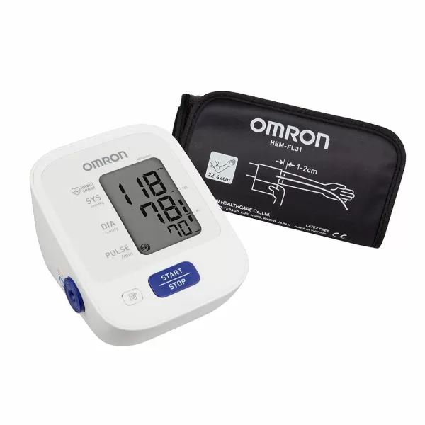 Тонометр автоматический на плечо OMRON M2 Comfort с манжетой 22-42 см и адаптером (HEM-7123-ALRU)