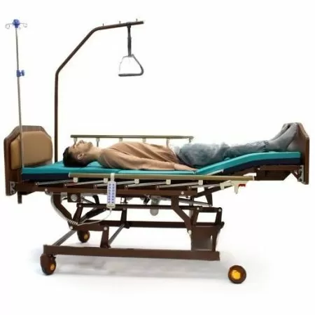 Кровать-кресло с "ушками" для сна в положении сидя электрическая МЕТ REALTA, артикул 17135 с регулировкой высоты, с переворотом и туалетом