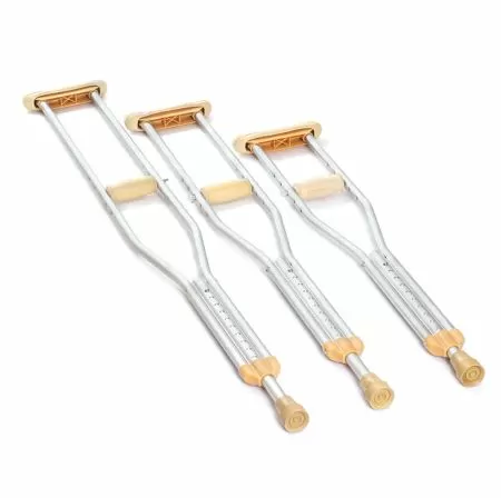 Костыли подмышечные алюминий "Ortonica" без УПС (пара)  