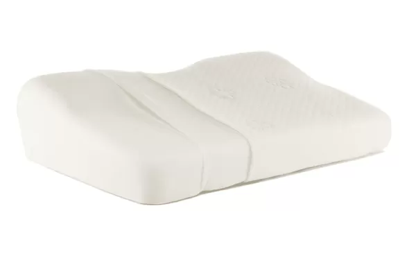 Подушка ортопедическая Экотен TI-185, с эффектом памяти и выемкой под плечо, валики 10 и 5 см, детская