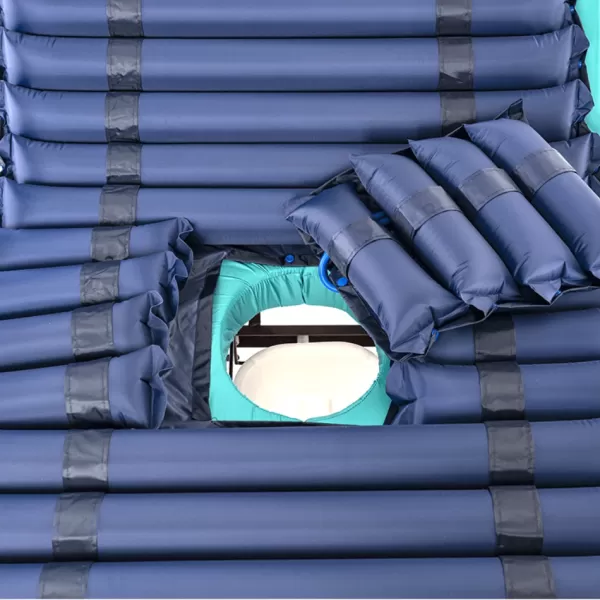 Матрас противопролежневый трубчатый MET AIR WC-200 с отверстием для туалета и секцией для кардиокресла