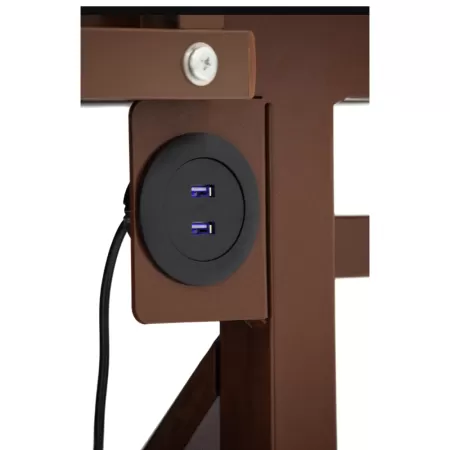 Кровать электрическая MET EVA, артикул 17134, ширина 100 см, кардиокресло, туалет, с функцией полного переворота