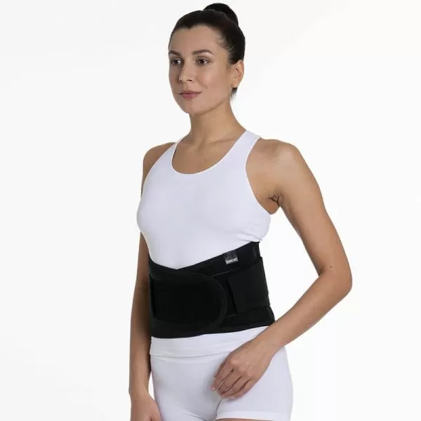 Корсет поясничный Комфорт К-608, высота 22 см, 6 ребер жесткости