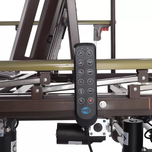 Кровать электрическая MED-MOS DB-11А ЛДСП венге ширина 120 см, с туалетом и функцией переворота