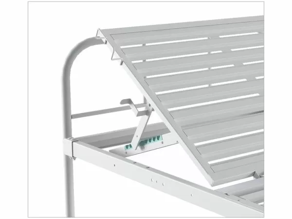 Кровать медицинская Промет КМ-01, МВ111.1.0.1, двухсекционная, нагрузка до 250 кг