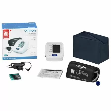 Тонометр автоматический на плечо OMRON M2 Comfort с манжетой 22-42 см и адаптером (HEM-7123-ALRU)