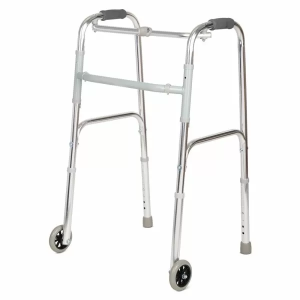 Ходунки одноуровневые двухколесные Армед KR912L шагающие с повышенной грузоподъемностью до 120 кг