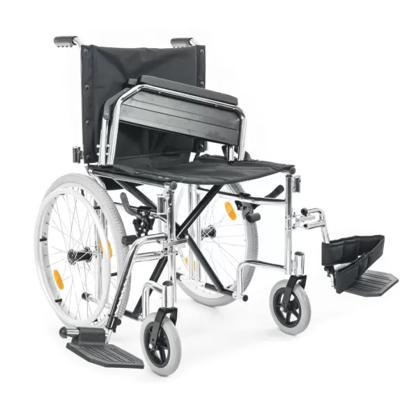 Кресло-коляска МЕТ TRANSIT 150 для узких проходов, ширина сиденья 48 см, колеса пневматические