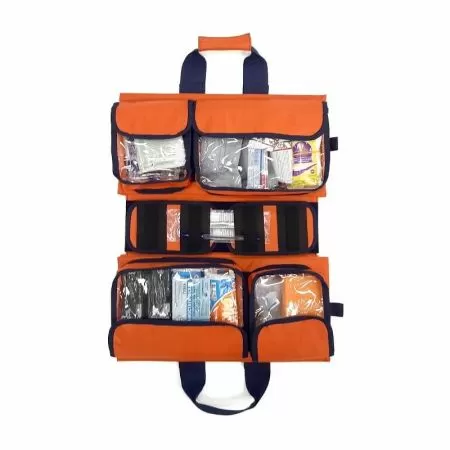 Набор первой помощи НПП МЕДПЛАНТ расширенный исполнение 1 в сумке-трансформере универсальной раскладной СУРт-01, цвет оранжевый, артикул 1516