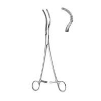 Зажим для почечной ножки изогнутый по радиусу Hilbro