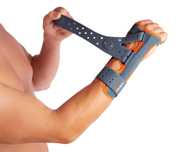 Бандаж на лучезапястный сустав Orliman M760, серый 