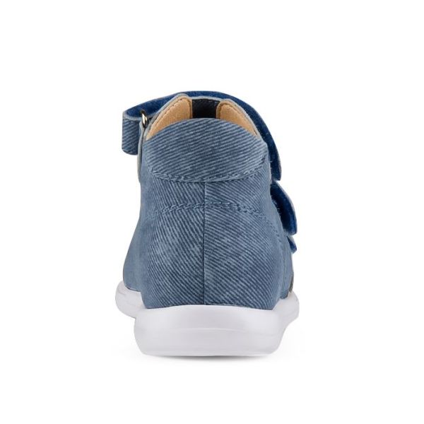 Сандалии ортопедические детские TWIKI TW-138-48 кожаные с открытым носом цвет синий 