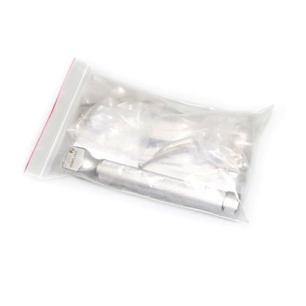 Ларингоскоп лампочный для экстренной медицины Медплант ЛЭМ-02/Л неонатальный, 2 клинка, артикул 823