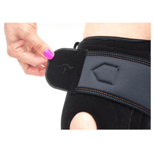 Бандаж на коленный сустав Talus КС-616 разъемный, с силиконовым кольцом и пружинными ребрами жесткости, размер универсальный